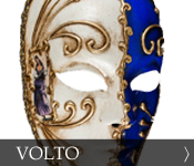 Decorative Venetian Masquerade Mask Volto